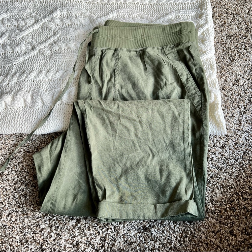 Lou & Grey Green Jogger Pants Size XL